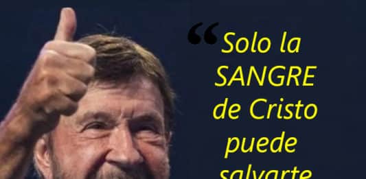 Chuck Norris es tocado por Dios