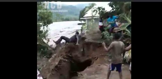 Hombre sobrevive de milagro después que la tierra se abriera