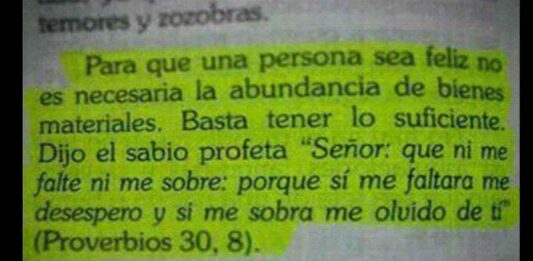 Qué dice la biblia del dinero y los bienes materiales